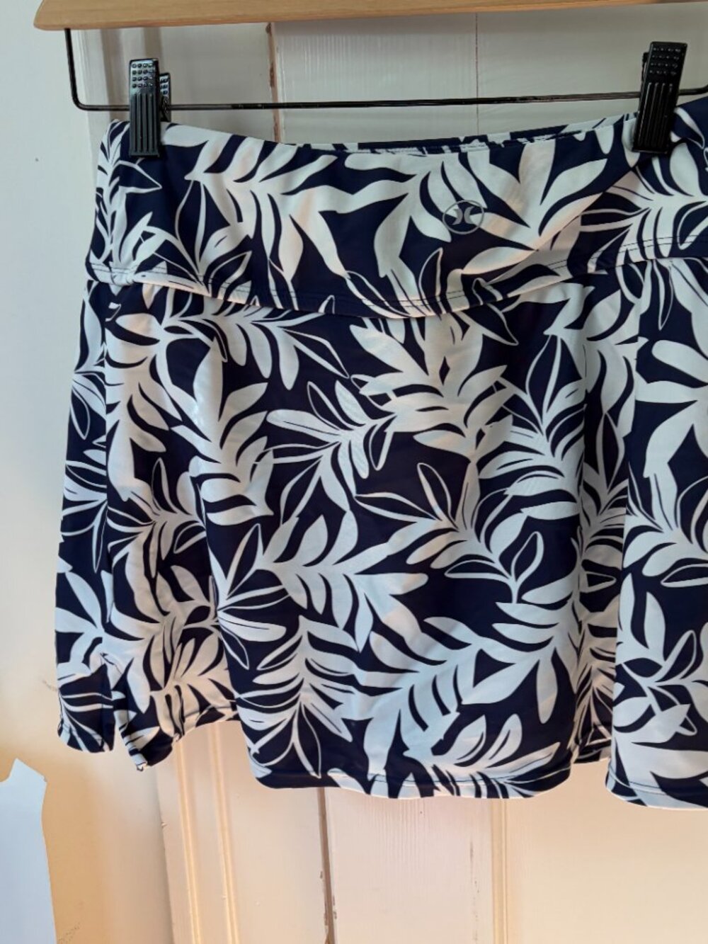 Hurley Women's Palm Print Performance Swim Skort Size M - Picture 8 of 10